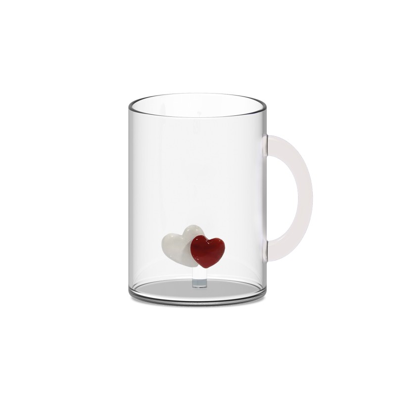 MUG COEURS 42CL EN BOROSILICATE