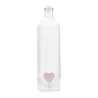 BOUTEILLE COEUR ROSE 1.2L EN BOROSILICATE