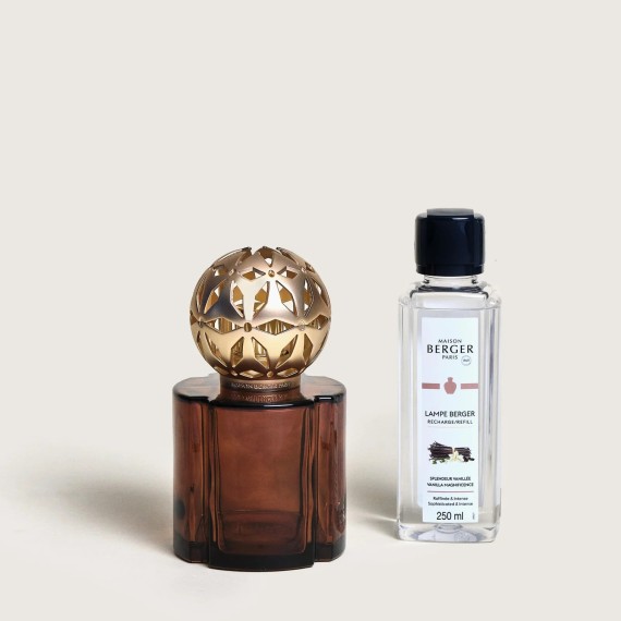 COFFRET LAMPE BERGER POMELIS CHOCOLAT