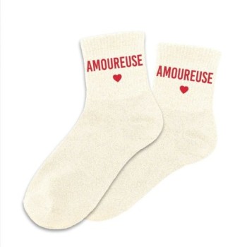 CHAUSSETTES À PAILLETTES AMOUREUSE