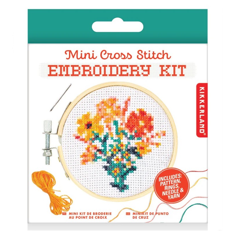 KIT BRODERIE FLEURS