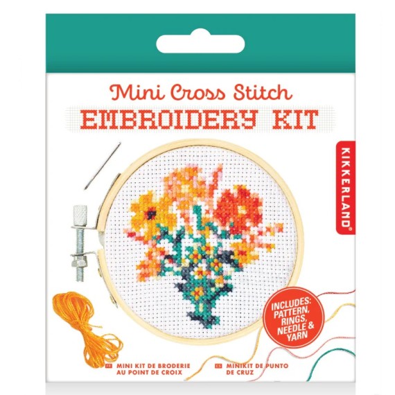 KIT BRODERIE FLEURS