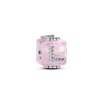 CHARM CUBE LOVE MURANO ROSE