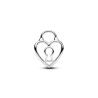 CHARM CADENAS COEUR AJOURÉ