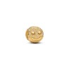 MINI CHARM VISAGE SOURIANT TEXTURÉ DORÉ