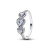 BAGUE HALO TRIO DE COEURS T54