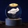 LAMPE BOULE DE VERRE - SATURNE