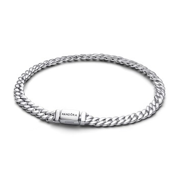 BRACELET MAILLE CUBAINE 18CM