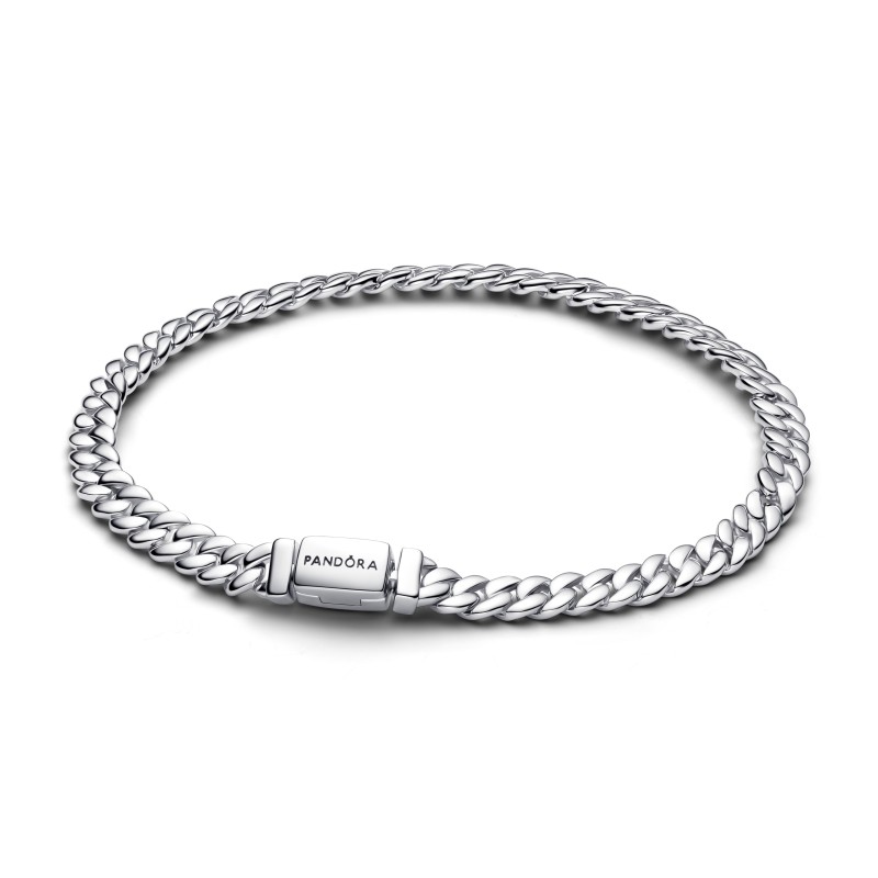BRACELET MAILLE CUBAINE 18CM