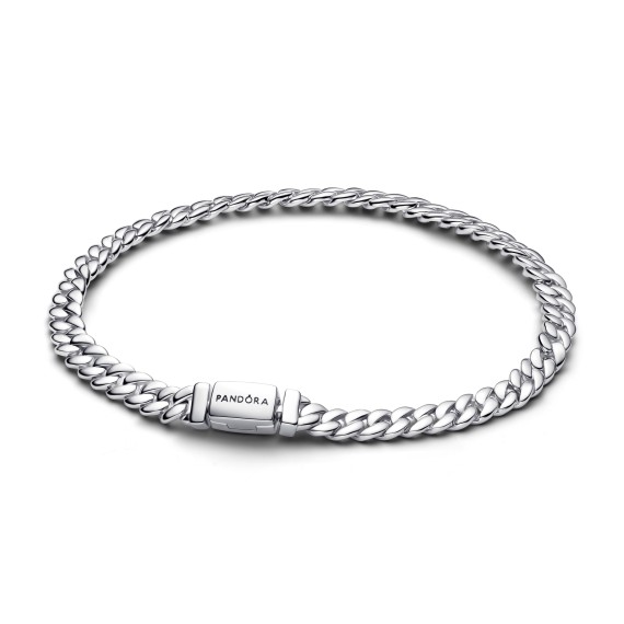 BRACELET MAILLE CUBAINE 18CM