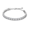 BRACELET COEURS TRIOS DE PIERRES 18CM