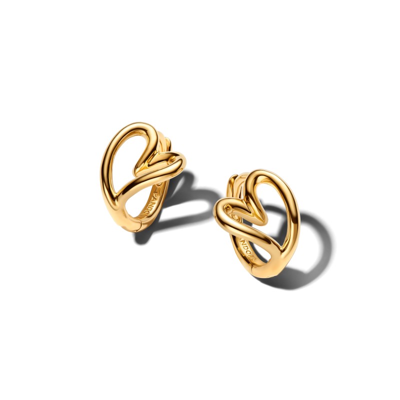 PETITES CRÉOLES COEUR ORGANIQUE DORÉES