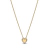 COLLIER COEUR HALO DORÉ
