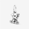 CHARM PENDANT CHIOT LABRADOR EN ARGENT
