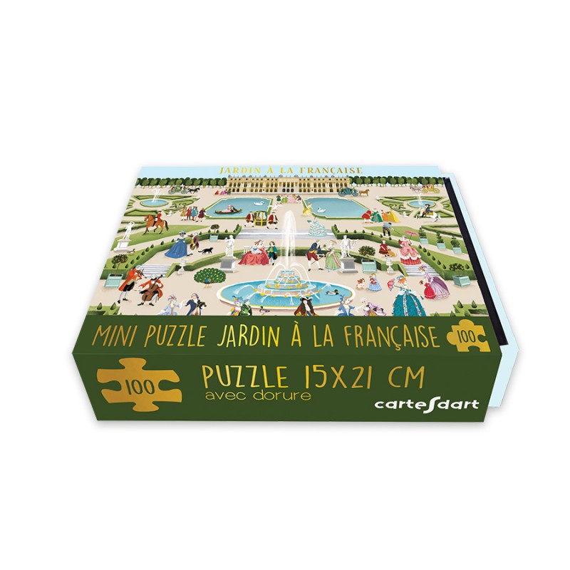 MINI PUZZLE JARDINS À LA FRANÇAISE - 100 PIÈCES