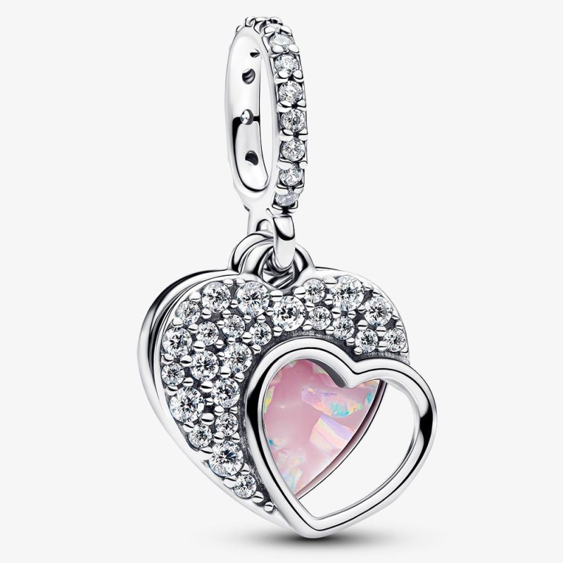 CHARM PENDANT DOUBLE À MA MAGNIFIQUE MAMAN