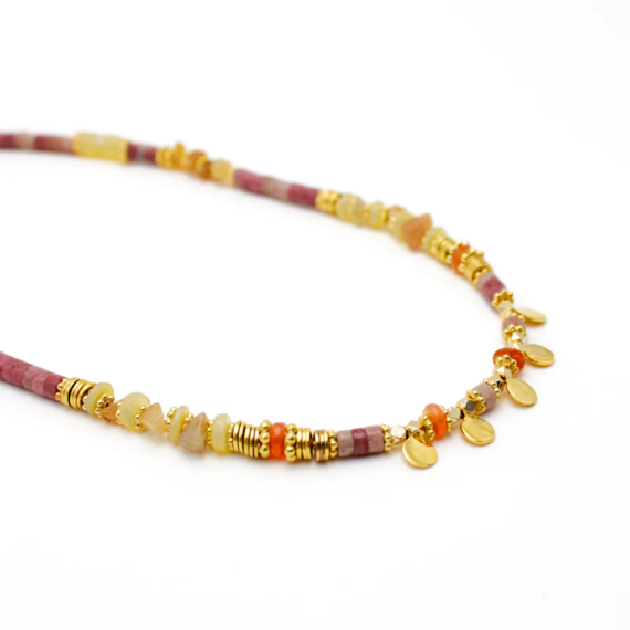 COLLIER HEISHI MÉDAILLONS- ELSA