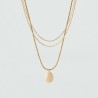 COLLIER MI-LONG MADELEINE - DORÉ/IVOIRE