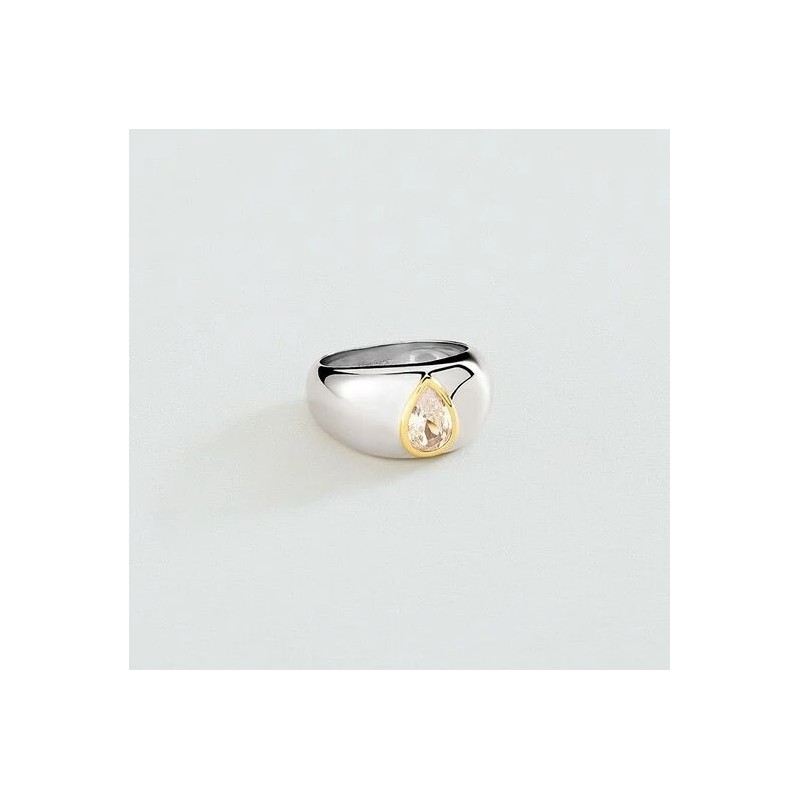 BAGUE LARGE VICTOIRE - ARGENTÉ T60