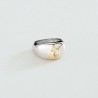 BAGUE LARGE VICTOIRE - ARGENTÉ T52