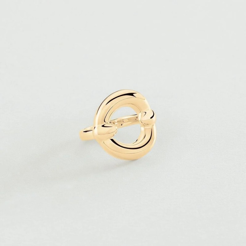 BAGUE LARGE INÈS - DORÉ T58