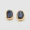 BOUCLES D OREILLES LA RIVIERA - BLEU/DORÉ