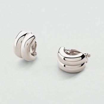 BOUCLES D OREILLES CLIPS TURENNE - ARGENTÉ