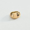 BAGUE LARGE MADELEINE - DORÉ T52