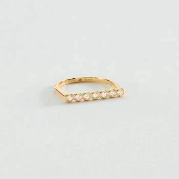BAGUE FINE ODÉON - DORÉ T54