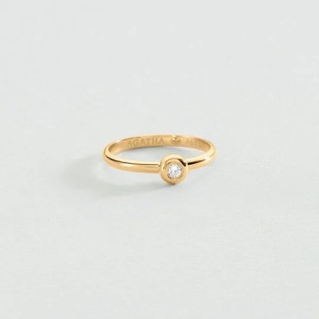 BAGUE FINE ODÉON - DORÉ T58