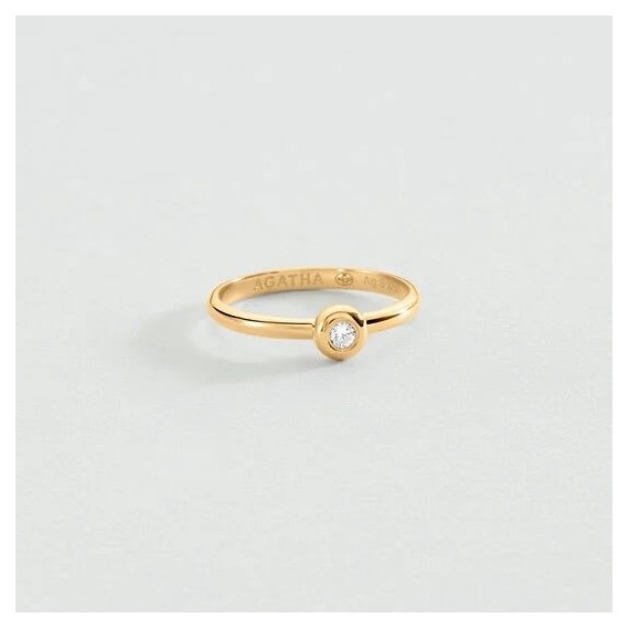 BAGUE FINE ODÉON - DORÉ T58