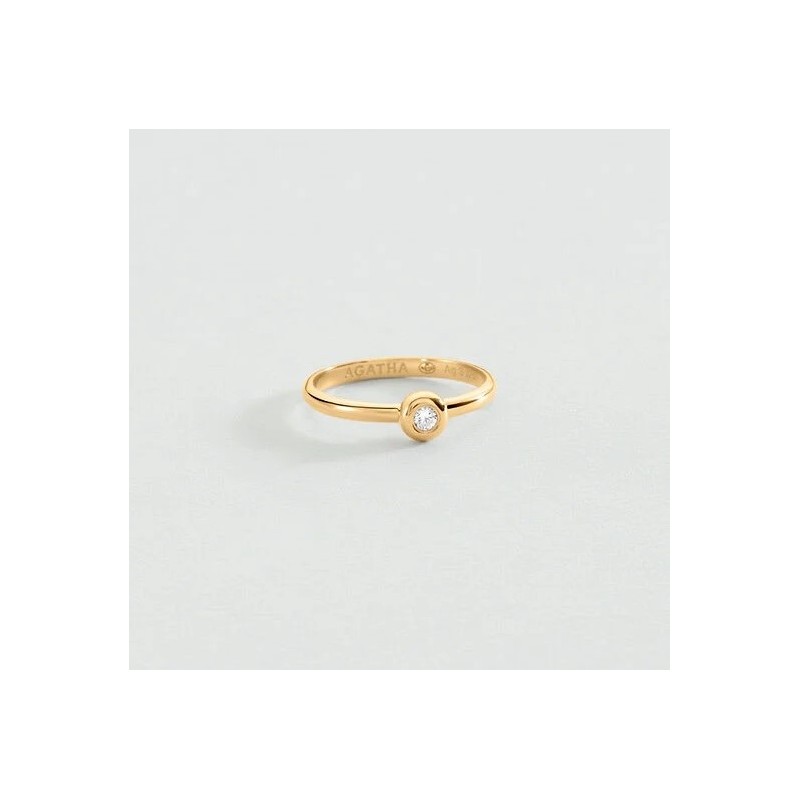 BAGUE FINE ODÉON - DORÉ T54