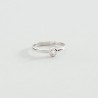 BAGUE FINE ODÉON - ARGENTÉ T56