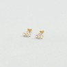 BOUCLES D OREILLES PUCES ODÉON - DORÉ