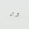 BOUCLES D OREILLES PUCES ODÉON - ARGENTÉ