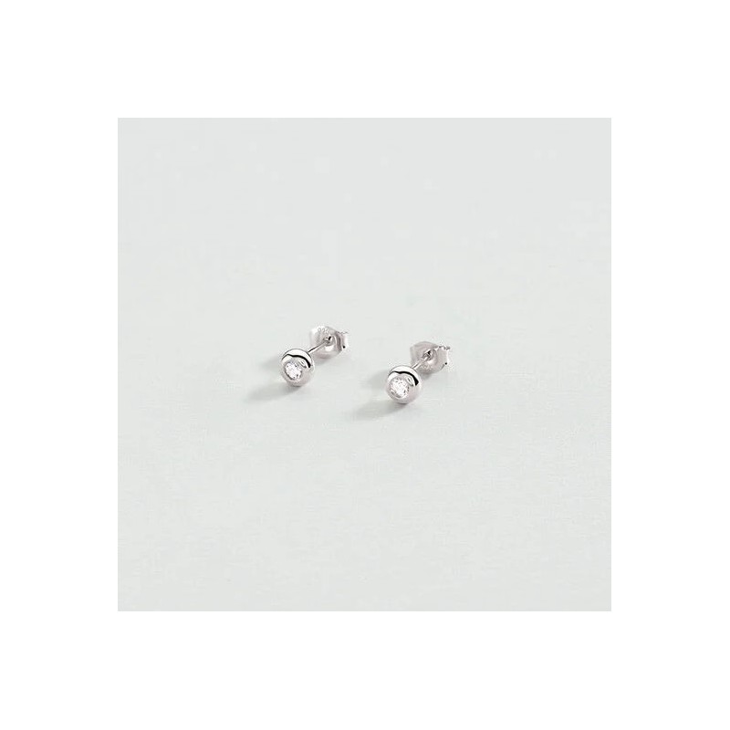 BOUCLES D OREILLES PUCES ODÉON - ARGENTÉ