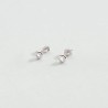 BOUCLES D OREILLES PUCES ODÉON - ARGENTÉ