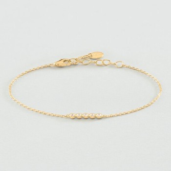 BRACELET SOUPLE ODÉON - DORÉ