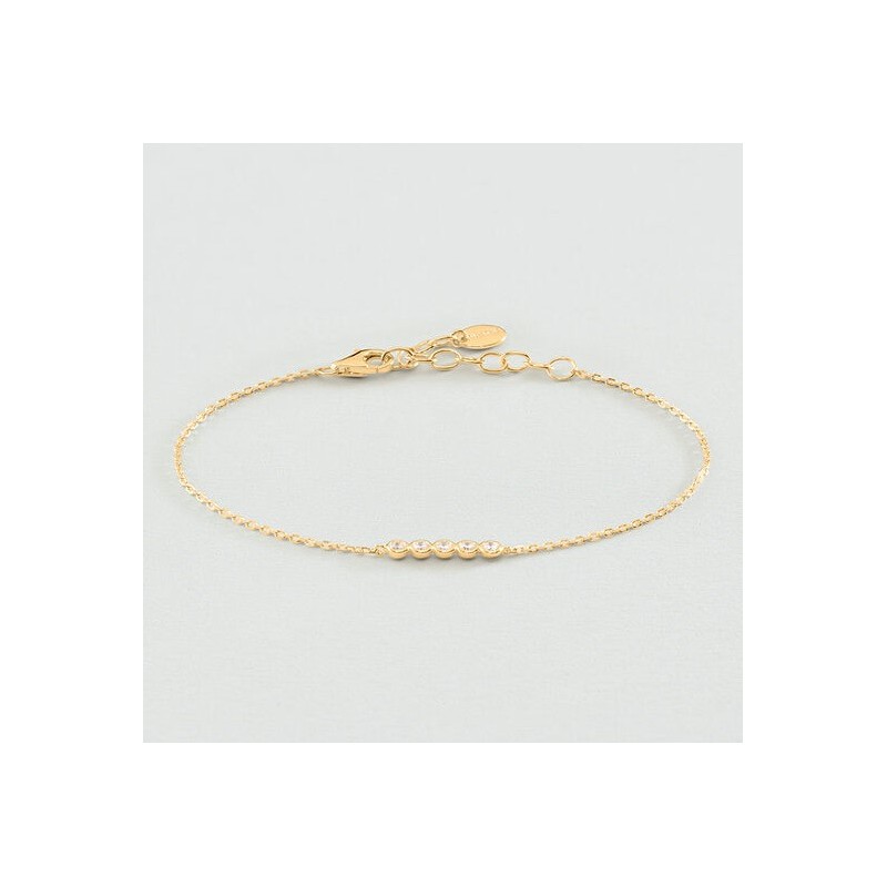 BRACELET SOUPLE ODÉON - DORÉ
