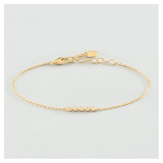 BRACELET SOUPLE ODÉON - DORÉ