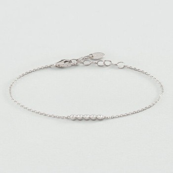 BRACELET SOUPLE ODÉON - ARGENTÉ