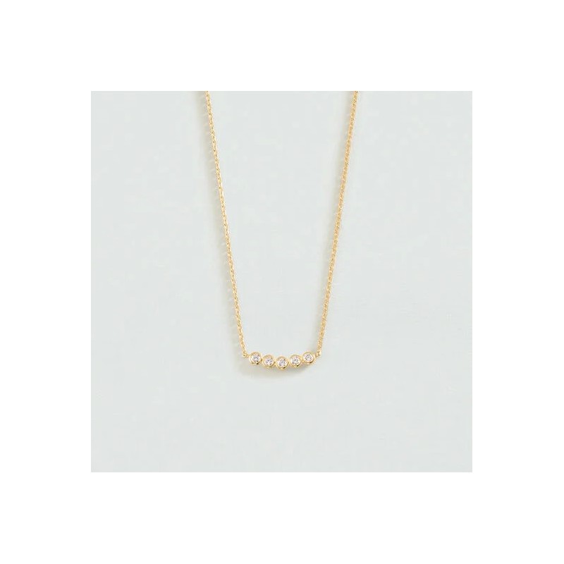COLLIER MI-LONG ODÉON - DORÉ