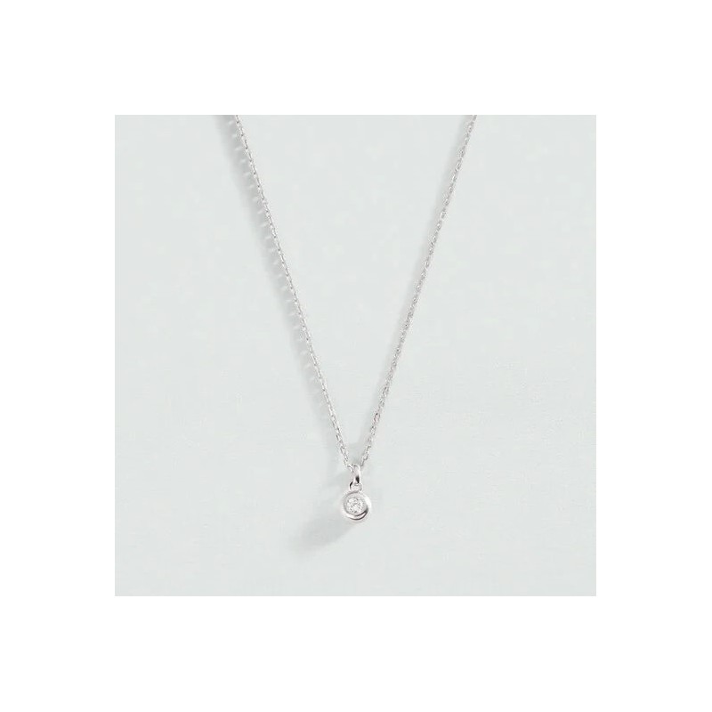 COLLIER MI-LONG ODÉON - ARGENTÉ