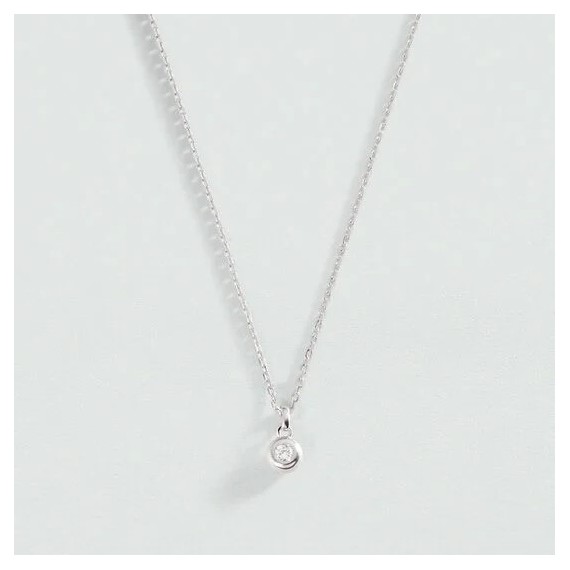 COLLIER MI-LONG ODÉON - ARGENTÉ