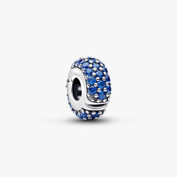 CHARM CLIP PIERRES BLEU ROI