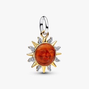 CHARM PENDANT SOLEIL ET TOURBILLONS BIMATIÈRE