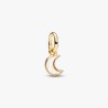 MINI CHARM PENDANT CROISSANT DE LUNE BLANC