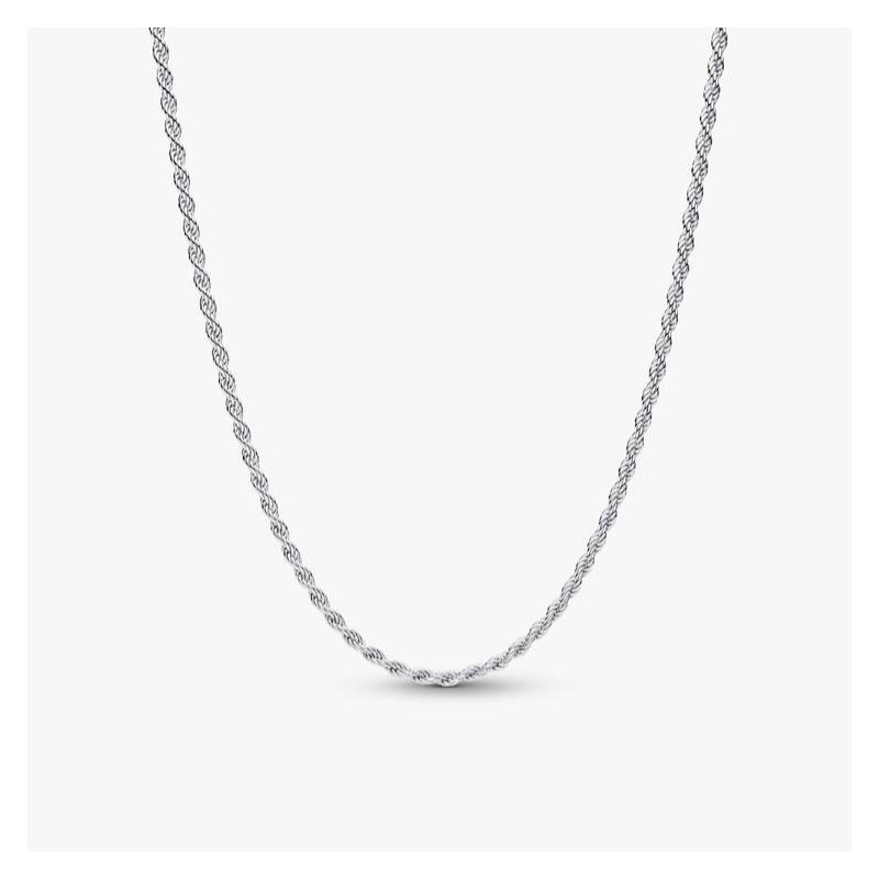 COLLIER MAILLE CORDE