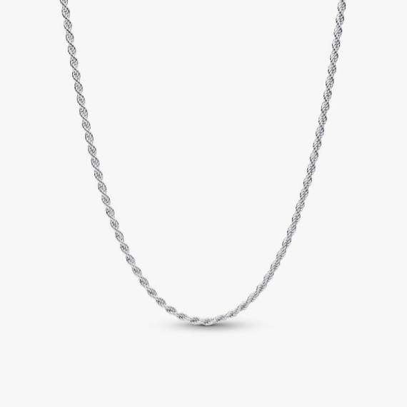 COLLIER MAILLE CORDE