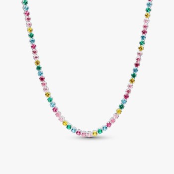 COLLIER RIVIÈRE MULTICOLORE